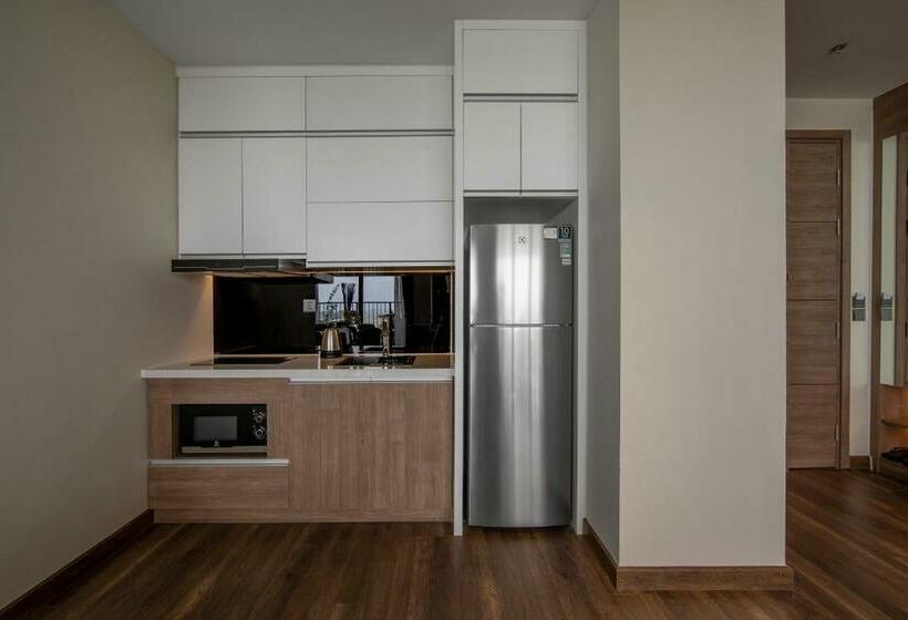 اتاق خانوادگی با چشمانداز دریا, Flamingos Cat Ba Resort Apartment