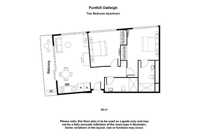 Апартаменты 2 Спальни, Punthill Oakleigh