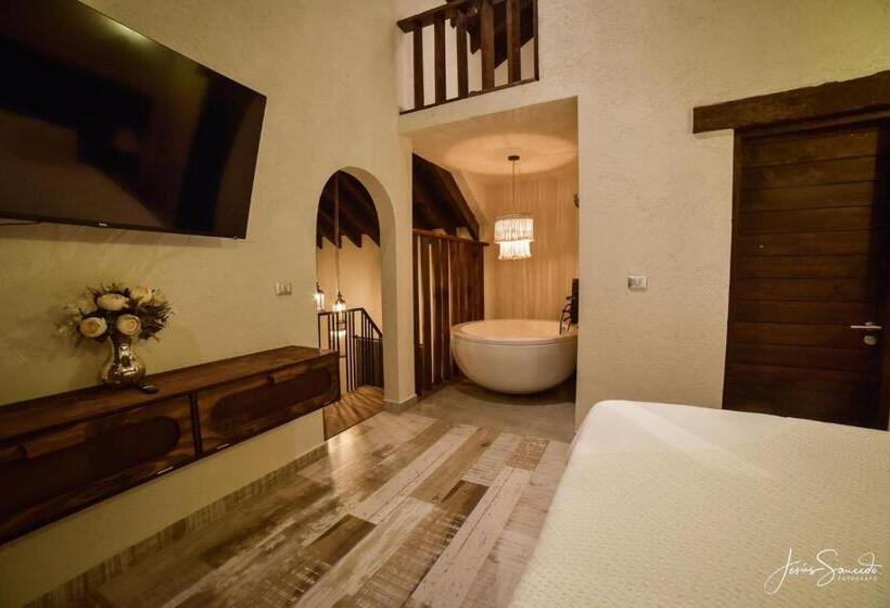 جناح مزود بجاكوزى, Suites Campestres Montebello