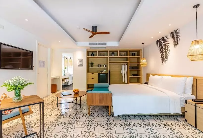 ダブルベッドのスタンダードスタジオ, Outrigger Surin Beach Resort Sha Extra Plus
