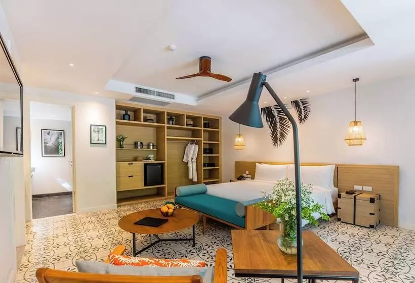 ダブルベッドのスタンダードスタジオ, Outrigger Surin Beach Resort Sha Extra Plus