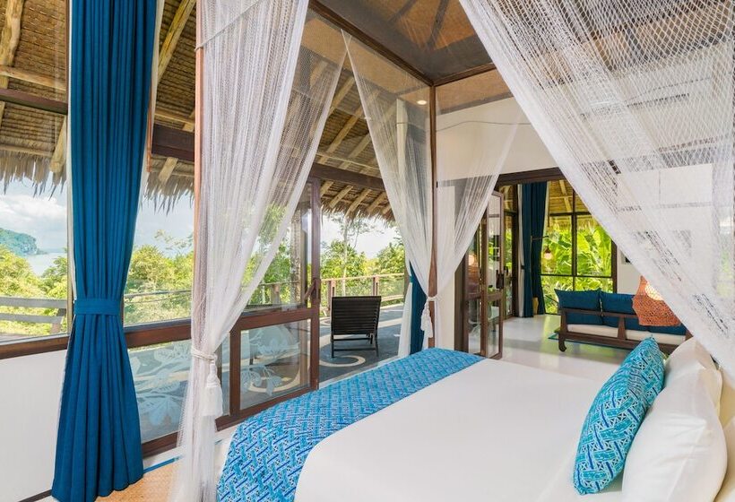 带1个卧室和海景的别墅, Koh Yao Yai Village