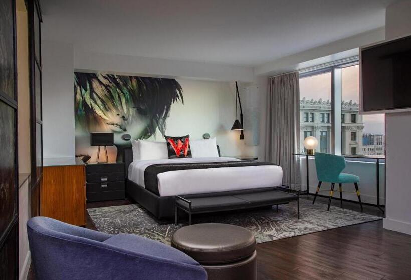 キングサイズベッドのスイートルーム, W Boston