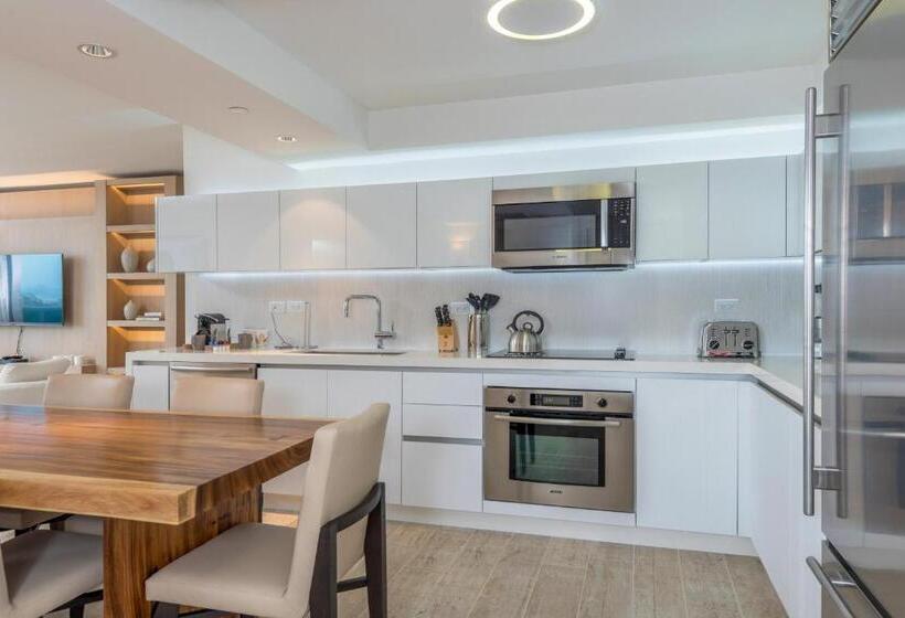 דירת שני חדרים, 1  Penthouse 2 Story Beachfront