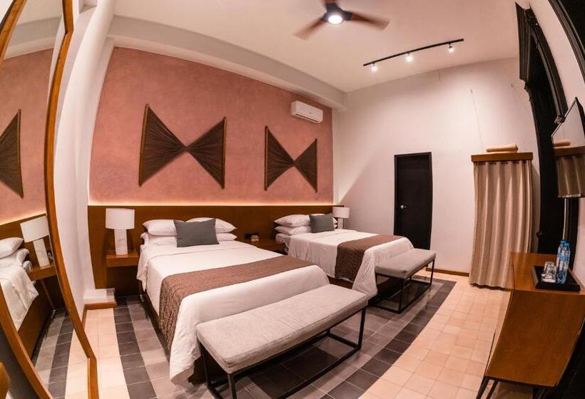 חדר סטנדרט שתי מיטות זוגיות, Piedra De Agua Merida