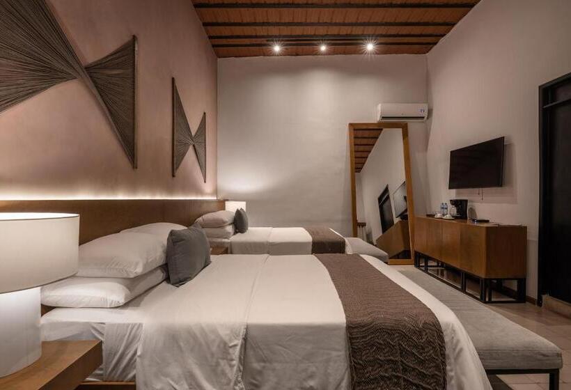 חדר סטנדרט שתי מיטות זוגיות, Piedra De Agua Merida