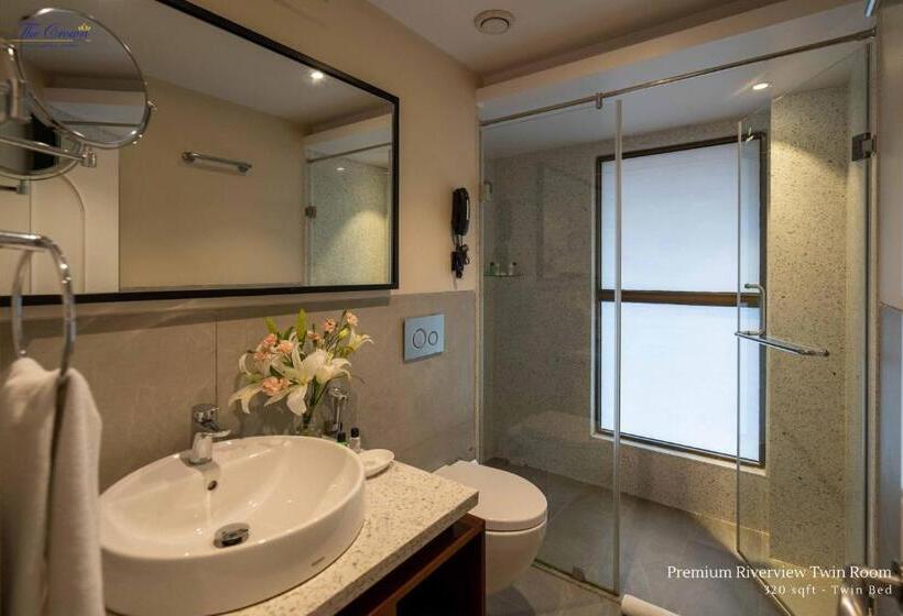 غرفة بريميوم مطلة على النهر, The Crown Goa