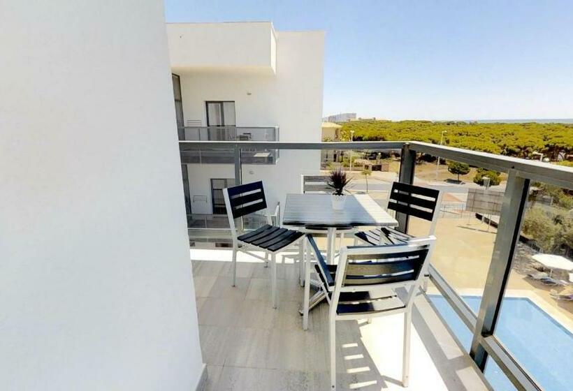 サイドオーシャンビューの２ベッドルームアパート, Leo Deluxe Punta Umbría