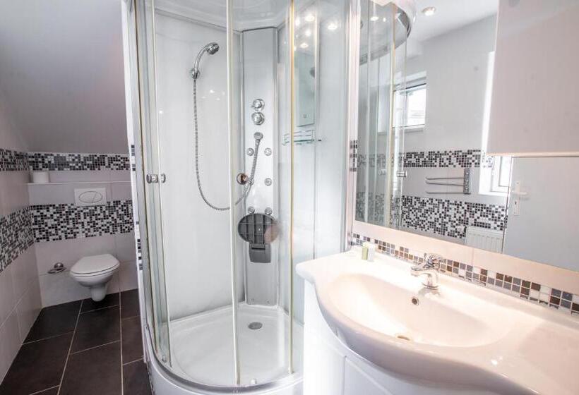 キングサイズベッドのスーペリアルーム, Penzion Sofinata & Pizzeria špindlerův Mlýn