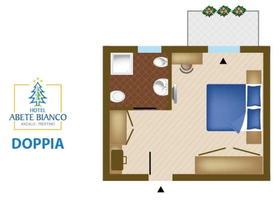 带阳台的豪华间, Abete Bianco