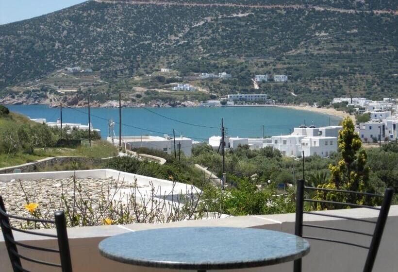 标准间侧面带海景, Alexandros Hotel