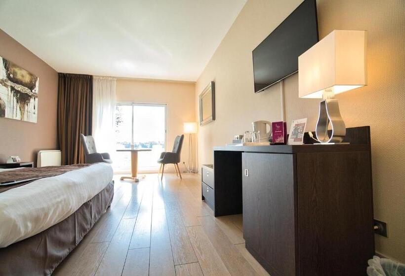 스탠다드 룸 호수 전망, Hôtel Du Golf De L Ailette, The Originals Relais