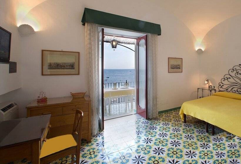 带海景的标准房, La Caravella Di Positano   Relais & Beach