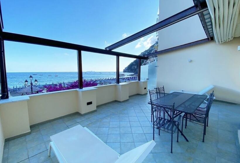 海景套房, La Caravella Di Positano   Relais & Beach