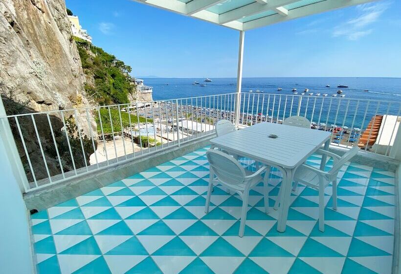 带大床的套房, La Caravella Di Positano   Relais & Beach