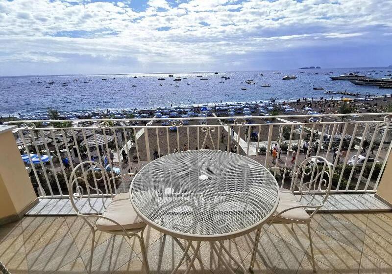 带海景的标准房, La Caravella Di Positano   Relais & Beach