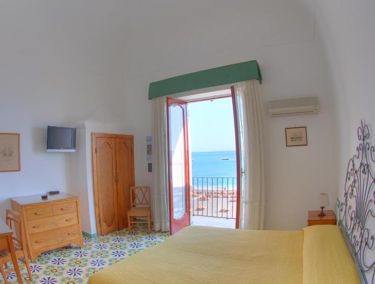带海景的标准房, La Caravella Di Positano   Relais & Beach