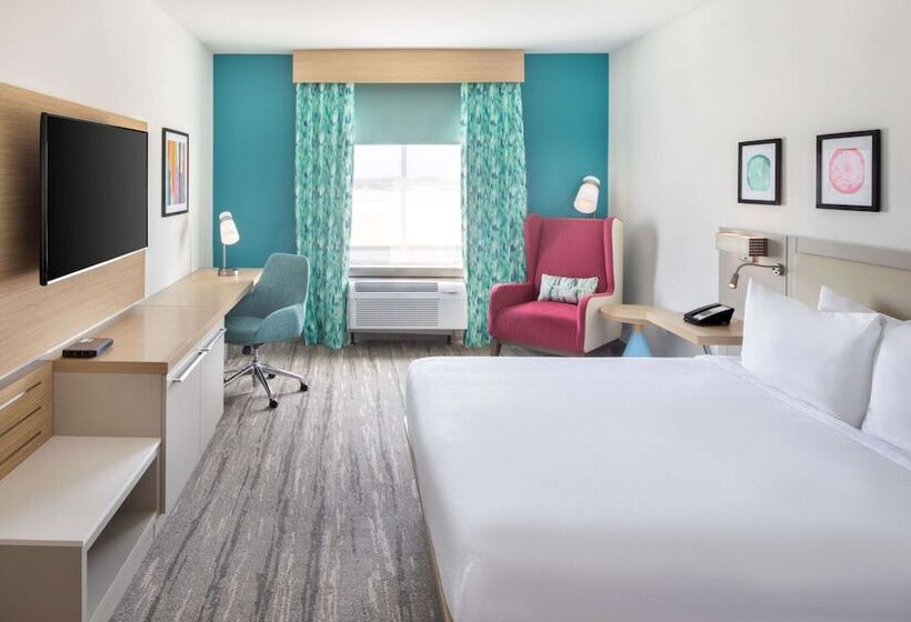 מיטת קינג בסוויטה, Hilton Garden Inn Miami Airport West