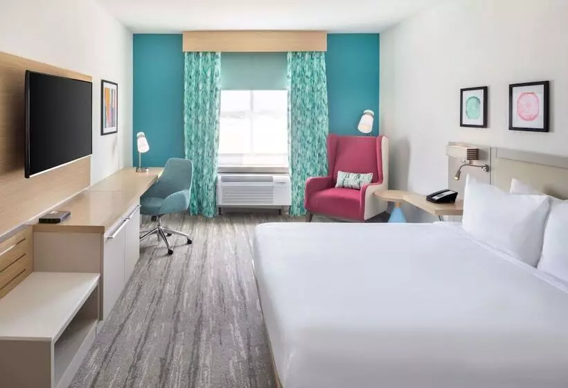 キングサイズベッドのスイートルーム, Hilton Garden Inn Miami Airport West