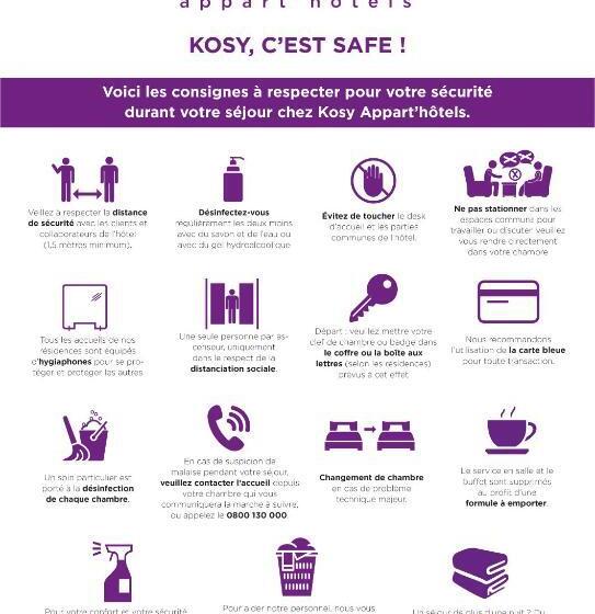 수피리어 스튜디오, Kosy Appart Hôtels   Le Cours Moreau