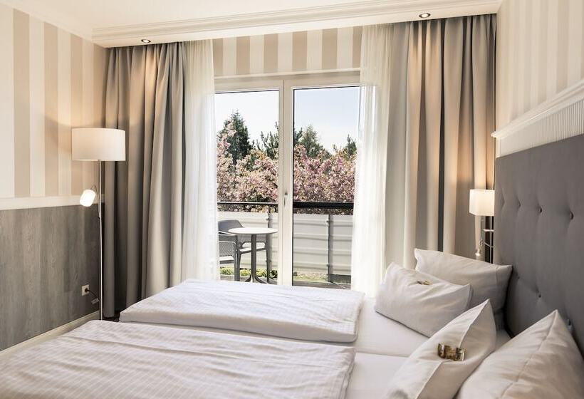 Deluxe-huone Puutarhanäkymä, Resort Hotel Vier Jahreszeiten Zingst