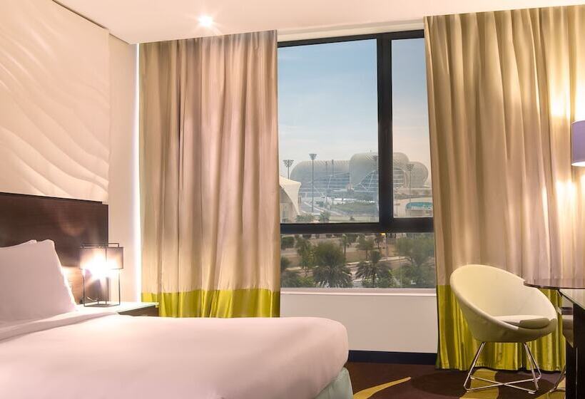 اتاق استاندارد با چشمانداز, Radisson Blu Hotel, Abu Dhabi Yas Island