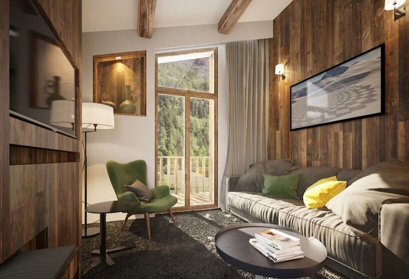 سوئیت جونیور با چشمانداز کوهستان, Tetras Lodge By Les Etincelles