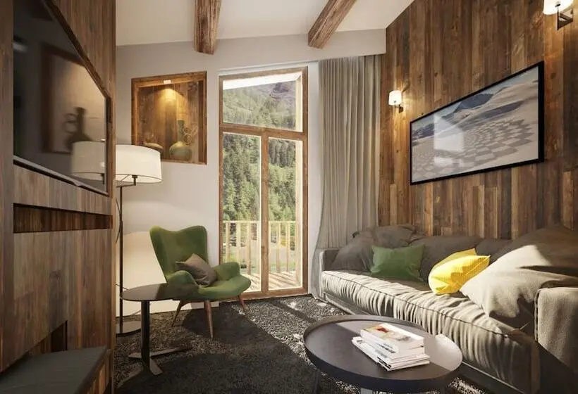 سوئیت جونیور با چشم‌انداز کوهستان, Tetras Lodge By Les Etincelles