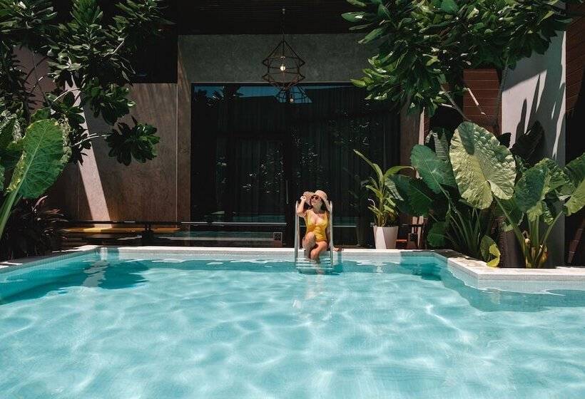 침실 1개 디럭스 빌라, La Miniera Pool Villas Pattaya   Small Luxury Hotels Of The World