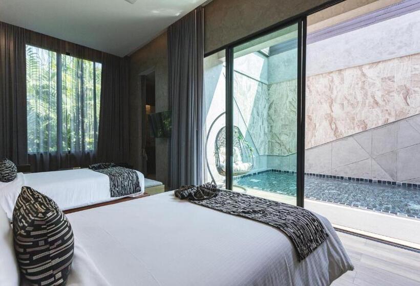 침실 2개 스위트, La Miniera Pool Villas Pattaya   Small Luxury Hotels Of The World
