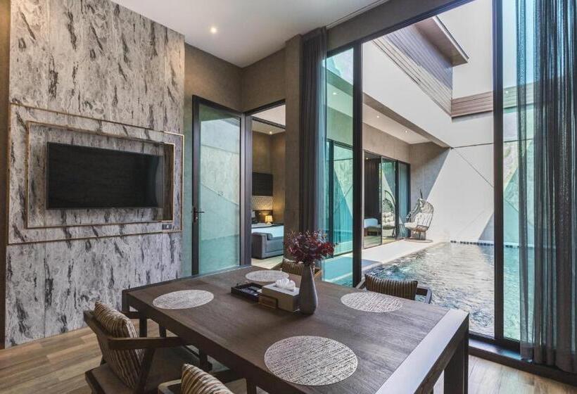 침실 2개 스위트, La Miniera Pool Villas Pattaya   Small Luxury Hotels Of The World