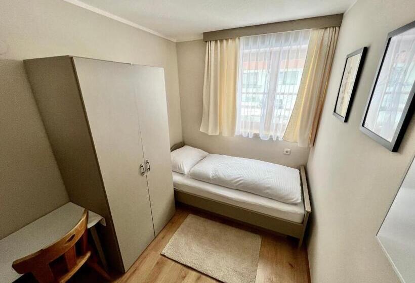 Standard Einzelzimmer Geteiltes Bad, Lech Hostel