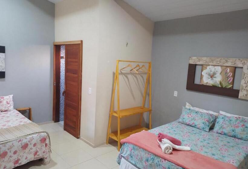 غرفة ديلوكس عائلية, Vila Vintém Chalés