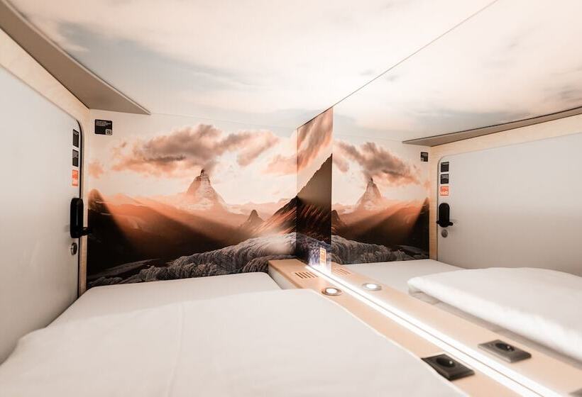 Capsule, Capsule Hotel   Alpine Garden Zurich Airport