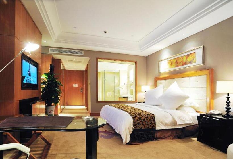 스탠다드 룸 킹사이즈 침대, Wyndham Xinyang Downtown