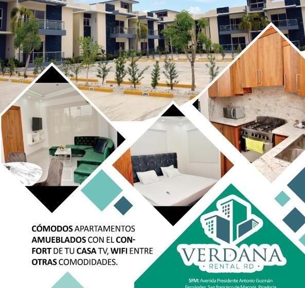 آپارتمان 1 خوابه با چشمانداز استخر, Verdana Sfm A2