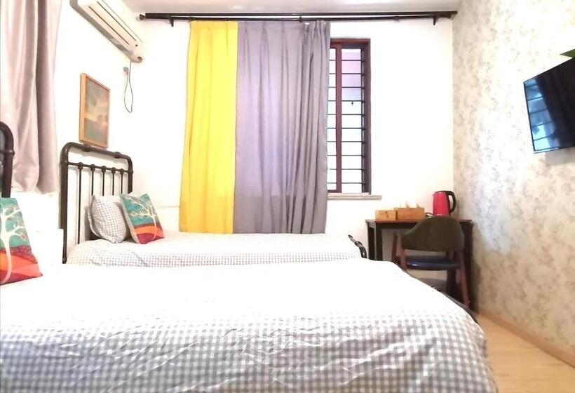 共用房间的床, Hangzhou Citynest Music B&b 杭州栖息地音乐桌游民宿