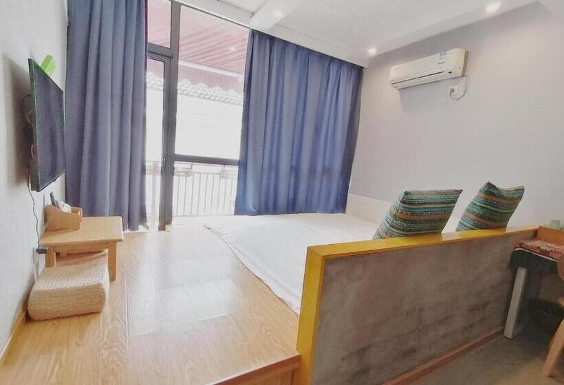 غرفة قياسية سرير كينج, Hangzhou Citynest Music B&b 杭州栖息地音乐桌游民宿