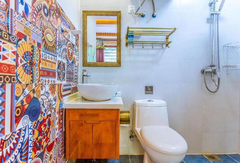 غرفة قياسية ثلاثية, Hangzhou Citynest Music B&b 杭州栖息地音乐桌游民宿