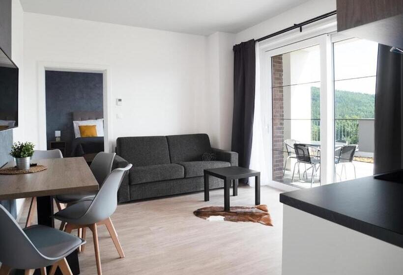 דירת חדר, Wellness Apartmány Panorama