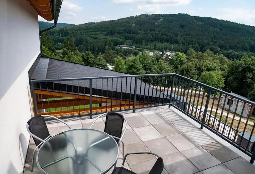 テラス付き1ベッドルームアパートメント, Wellness Apartmány Panorama