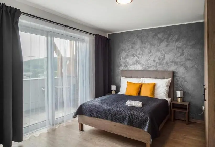 テラス付き1ベッドルームアパートメント, Wellness Apartmány Panorama