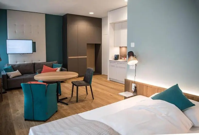 １ベッドルームのスーペリアアパートメント, Aparthotel Luzern West