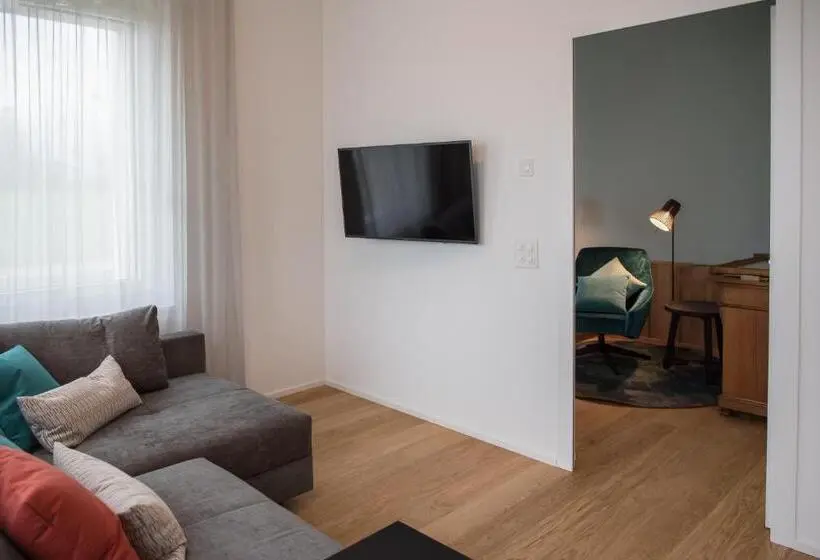 １ベッドルームのデラックスアパートメント, Aparthotel Luzern West