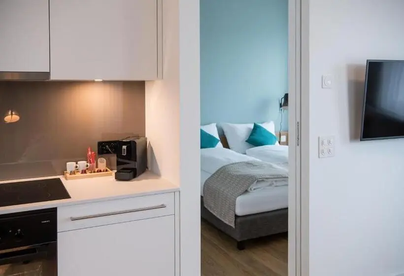 １ベッドルームのデラックスアパートメント, Aparthotel Luzern West