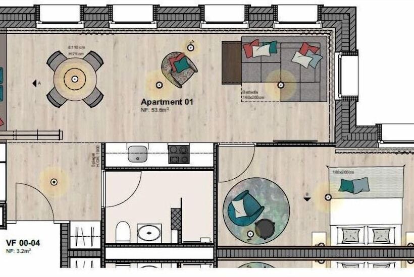 شقة غرفة واحدة, Aparthotel Luzern West