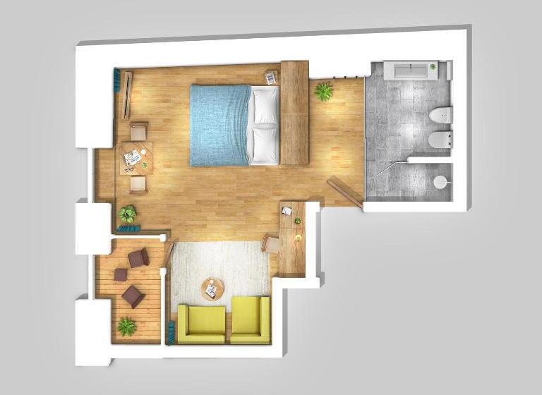 Семейный Номер Deluxe, Haus Am Turm