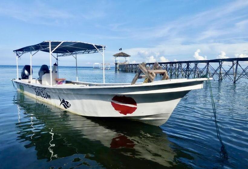 豪华海景房, Sanctum Una Una Eco Dive Resort