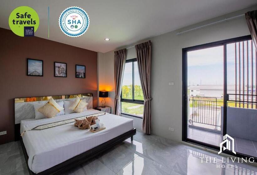 غرفة ديلوكس مزودة بشرفة, The Living Hotel Samutprakan
