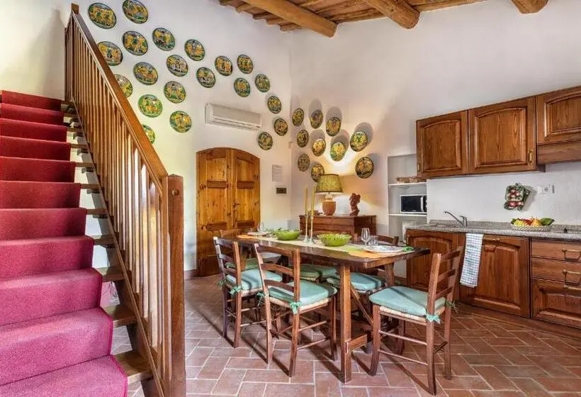 １ベッドルームのデラックスアパートメント, Agriturismo La Papessa   Fattoria Montecchio